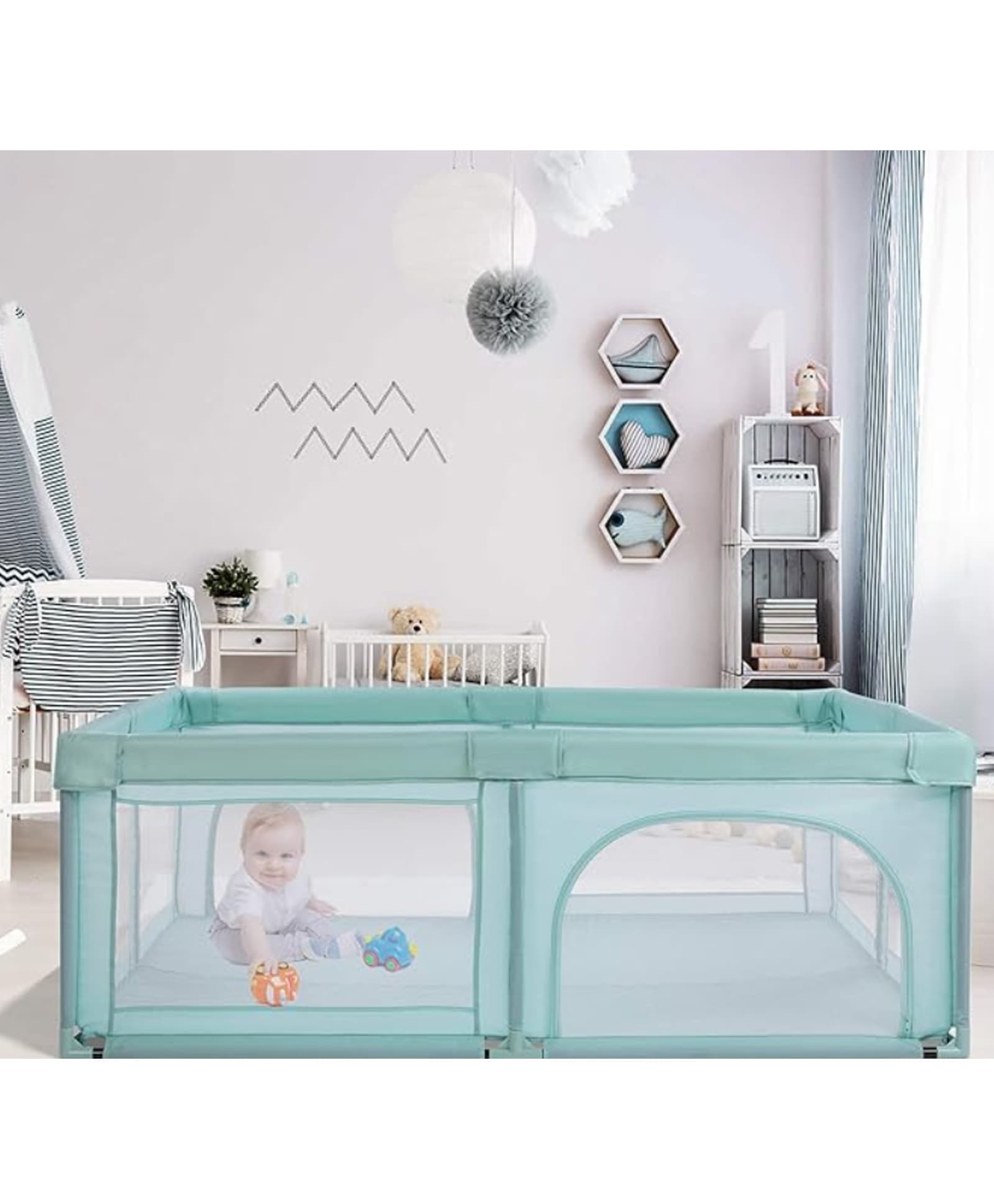 Babyhug Smart Portable Playpen - View 2