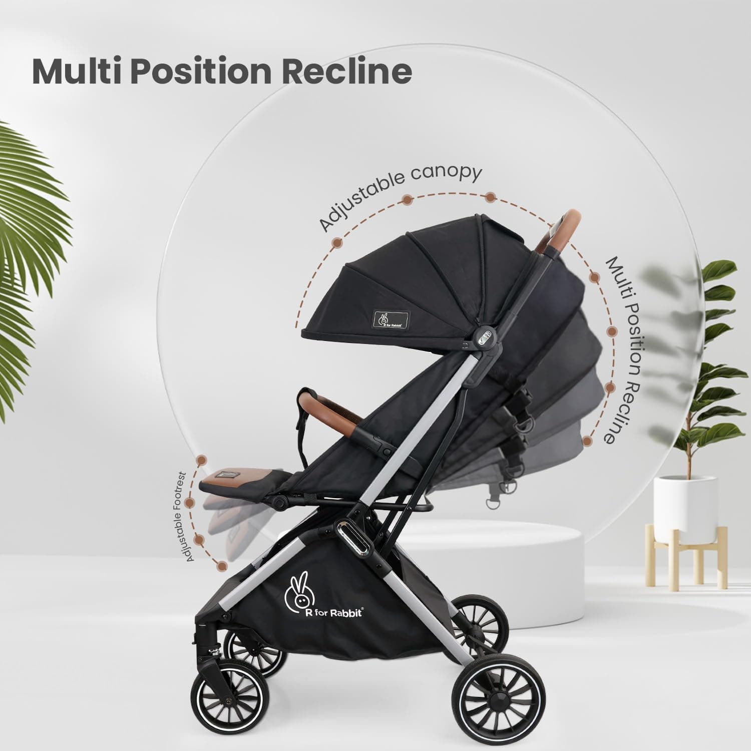 R for Rabbit Auto-Fold Stroller - View 5