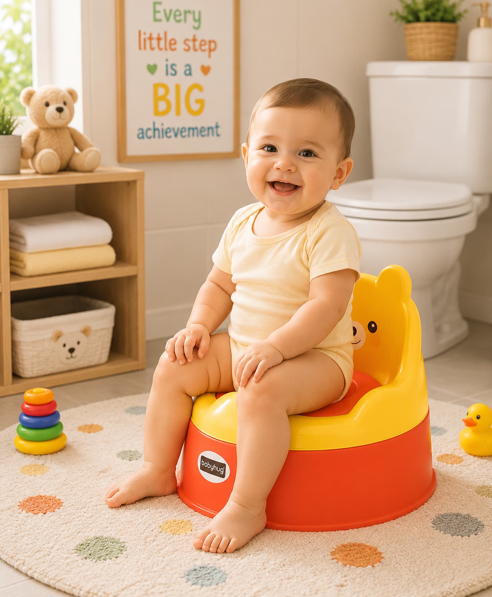 Babyhug Teddy Buddy Potty Chair - View 4
